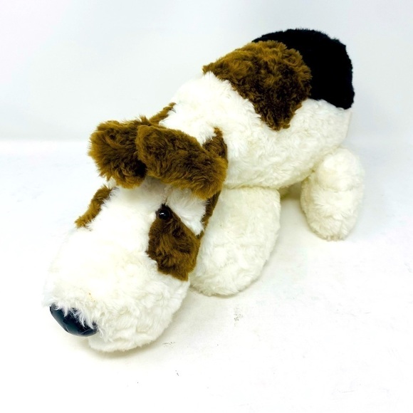 Dakin Fox Terrier Swirl Fur Plush 16” - Picture 4 of 8